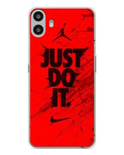 Чехол для Nothing CMF Phone 1 с картинкой «Nike Just Do It»