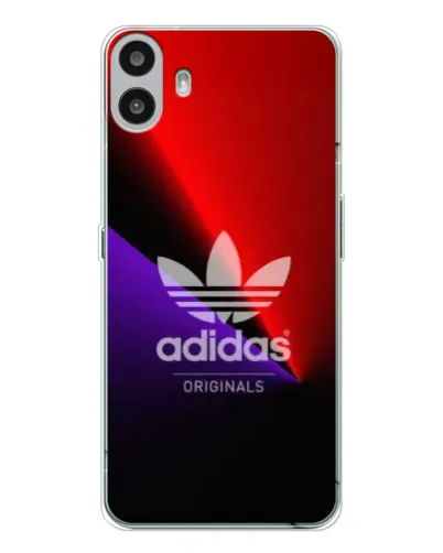 Чехол для Nothing CMF Phone 1 с картинкой «Adidas Red Neon»