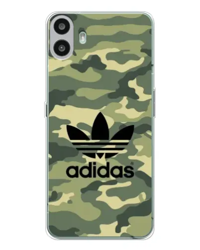 Чехол для Nothing CMF Phone 1 с картинкой «Милитари стиль Adidas»