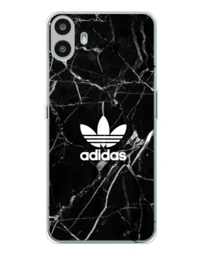 Чехол для Nothing CMF Phone 1 с картинкой «Белый мрамор Adidas»