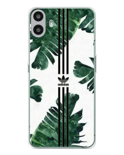 Чехол для Nothing CMF Phone 1 с картинкой «Пальмовые листья адидас»