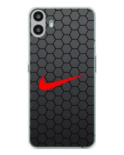 Чехол для Nothing CMF Phone 1 с картинкой «Nike — карбоновая сетка» Чехол для Nothing CMF Phone 1 с картинкой «Nike — карбоновая сетка»