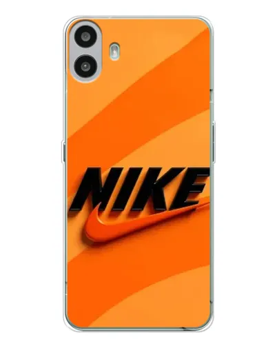 Чехол для Nothing CMF Phone 1 с картинкой «Оранжевый драйв Nike» Чехол для Nothing CMF Phone 1 с картинкой «Оранжевый драйв Nike»