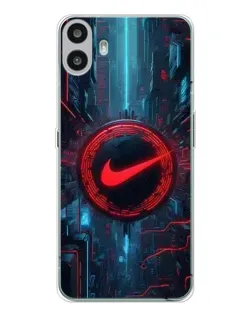 Чехол для Nothing CMF Phone 1 с картинкой «Техногенный стиль Nike» Чехол для Nothing CMF Phone 1 с картинкой «Техногенный стиль Nike»
