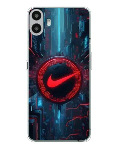 Чехол для Nothing CMF Phone 1 с картинкой «Техногенный стиль Nike» Чехол для Nothing CMF Phone 1 с картинкой «Техногенный стиль Nike»