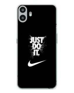 Чехол для Nothing CMF Phone 1 с картинкой «Текстовый принт Nike» Чехол для Nothing CMF Phone 1 с картинкой «Текстовый принт Nike»