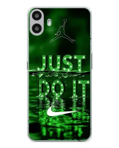 Чехол для Nothing CMF Phone 1 с картинкой «Зеленый неоновый Nike» Чехол для Nothing CMF Phone 1 с картинкой «Зеленый неоновый Nike»
