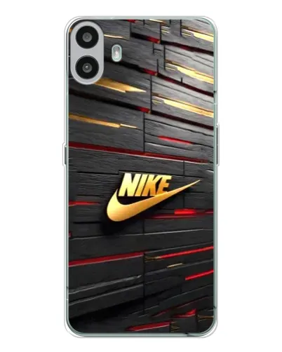 Чехол для Nothing CMF Phone 1 с картинкой «Золотой Nike на металле» Чехол для Nothing CMF Phone 1 с картинкой «Золотой Nike на металле»