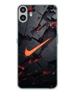 Чехол для Nothing CMF Phone 1 с картинкой «Nike — эффект разломов» Чехол для Nothing CMF Phone 1 с картинкой «Nike — эффект разломов»