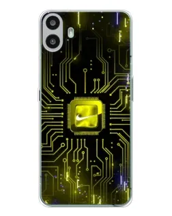Чехол для Nothing CMF Phone 1 с картинкой «Nike — золотая искра» Чехол для Nothing CMF Phone 1 с картинкой «Nike — золотая искра»