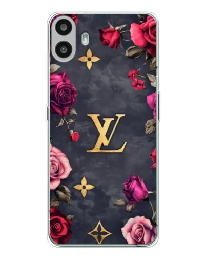 Чехол для Nothing CMF Phone 1 с картинкой «Цветочный Louis Vuitton»