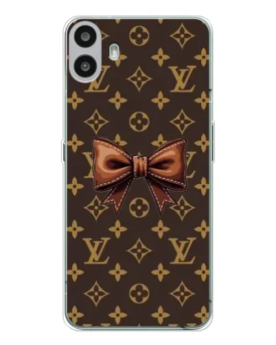 Чехол для Nothing CMF Phone 1 с картинкой «LV с бантом»