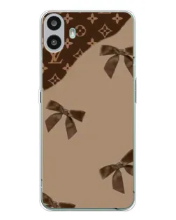 Чехол для Nothing CMF Phone 1 с картинкой «LV — кофейный атлас»