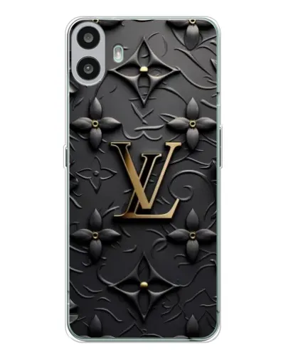 Чехол для Nothing CMF Phone 1 с картинкой «Кожаная текстура LV»