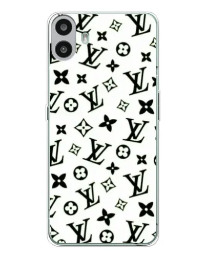 Чехол для Nothing CMF Phone 1 с картинкой «Монохромный хаос LV»