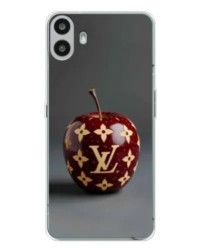 Чехол для Nothing CMF Phone 1 с картинкой «Красное яблоко LV»