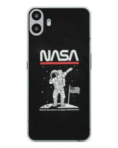 Чехол для Nothing CMF Phone 1 с картинкой «NASA — шагаем по Луне» Чехол для Nothing CMF Phone 1 с картинкой «NASA — шагаем по Луне»
