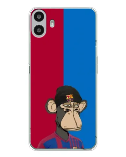 Чехол для Nothing CMF Phone 1 с картинкой «Bored Ape — фанат Барсы» Чехол для Nothing CMF Phone 1 с картинкой «Bored Ape — фанат Барсы»