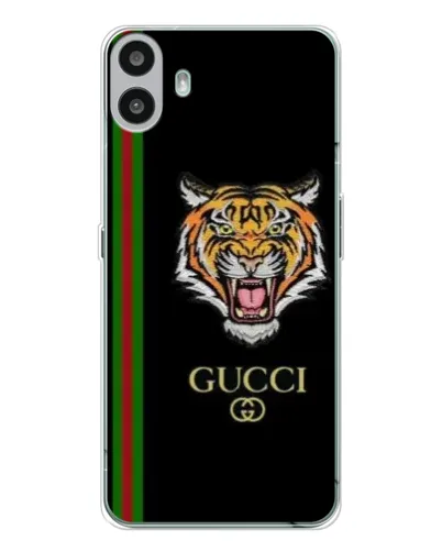 Чехол для Nothing CMF Phone 1 с картинкой «Тигр Gucci»