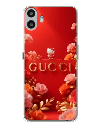 Чехол для Nothing CMF Phone 1 с картинкой «Gucci — золотой сад»