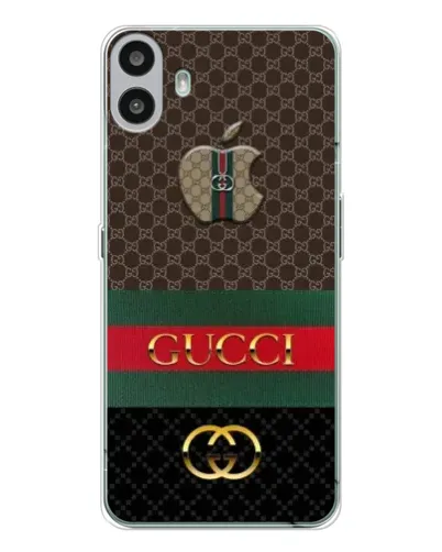 Чехол для Nothing CMF Phone 1 с картинкой «Gucci — брендированный десерт»