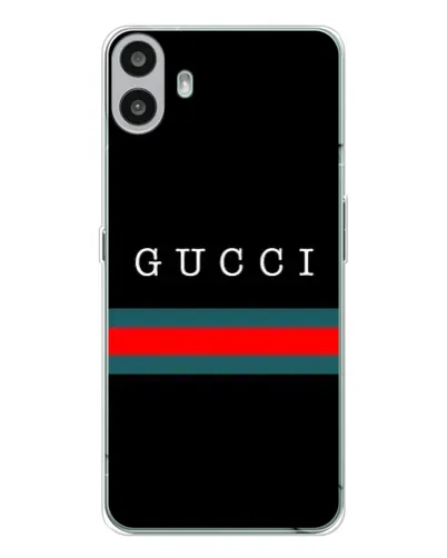 Чехол для Nothing CMF Phone 1 с картинкой «Gucci — красный пояс»