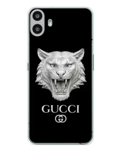 Чехол для Nothing CMF Phone 1 с картинкой «Gucci — серебряный лев» Чехол для Nothing CMF Phone 1 с картинкой «Gucci — серебряный лев»