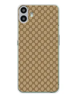 Чехол для Nothing CMF Phone 1 с картинкой «Gucci — классический беж» Чехол для Nothing CMF Phone 1 с картинкой «Gucci — классический беж»