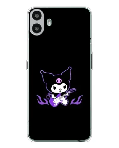 Чехол для Nothing CMF Phone 1 с картинкой «Электрическая Kuromi» Чехол для Nothing CMF Phone 1 с картинкой «Электрическая Kuromi»