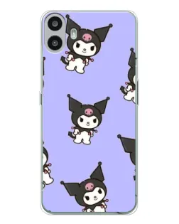 Чехол для Nothing CMF Phone 1 с картинкой «Паттерн с Kuromi»