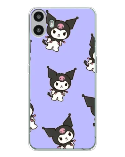 Чехол для Nothing CMF Phone 1 с картинкой «Паттерн с Kuromi» Чехол для Nothing CMF Phone 1 с картинкой «Паттерн с Kuromi»