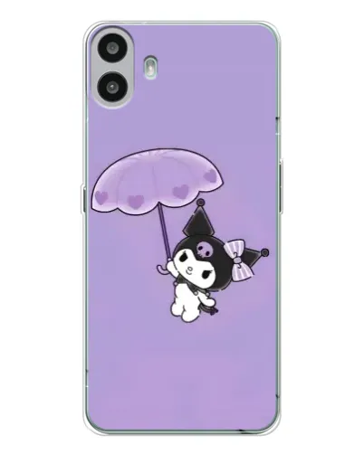 Чехол для Nothing CMF Phone 1 с картинкой «Kuromi с зонтиком» Чехол для Nothing CMF Phone 1 с картинкой «Kuromi с зонтиком»