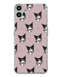 Чехол для Nothing CMF Phone 1 с картинкой «Kuromi — ночной сон»