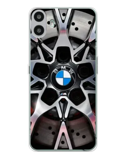Чехол для Nothing CMF Phone 1 с картинкой «BMW — деталь диска» Чехол для Nothing CMF Phone 1 с картинкой «BMW — деталь диска»