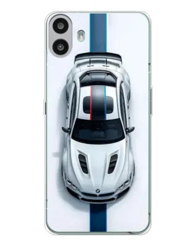 Чехол для Nothing CMF Phone 1 с картинкой «Вид сверху — BMW M» Чехол для Nothing CMF Phone 1 с картинкой «Вид сверху — BMW M»