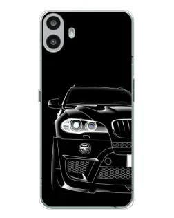 Чехол для Nothing CMF Phone 1 с картинкой «Темный силуэт BMW» Чехол для Nothing CMF Phone 1 с картинкой «Темный силуэт BMW»