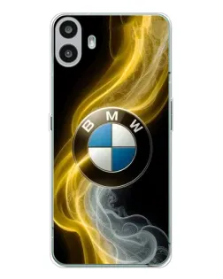 Чехол для Nothing CMF Phone 1 с картинкой «Золотистый дым BMW» Чехол для Nothing CMF Phone 1 с картинкой «Золотистый дым BMW»