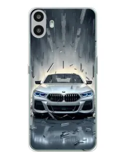 Чехол для Nothing CMF Phone 1 с картинкой «BMW в свете фар» Чехол для Nothing CMF Phone 1 с картинкой «BMW в свете фар»