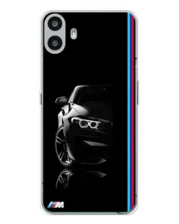 Чехол для Nothing CMF Phone 1 с картинкой «Силуэт BMW в темноте» Чехол для Nothing CMF Phone 1 с картинкой «Силуэт BMW в темноте»