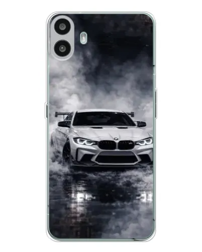 Чехол для Nothing CMF Phone 1 с картинкой «BMW сквозь туман» Чехол для Nothing CMF Phone 1 с картинкой «BMW сквозь туман»