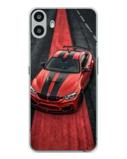 Чехол для Nothing CMF Phone 1 с картинкой «BMW на красной дорожке» Чехол для Nothing CMF Phone 1 с картинкой «BMW на красной дорожке»
