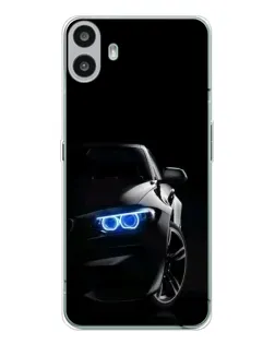 Чехол для Nothing CMF Phone 1 с картинкой «BMW — ночной взгляд» Чехол для Nothing CMF Phone 1 с картинкой «BMW — ночной взгляд»