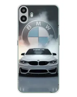 Чехол для Nothing CMF Phone 1 с картинкой «BMW в белом дыму» Чехол для Nothing CMF Phone 1 с картинкой «BMW в белом дыму»