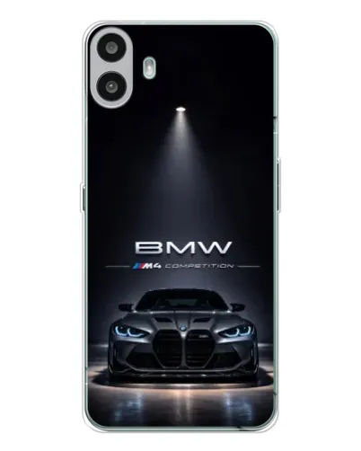 Чехол для Nothing CMF Phone 1 с картинкой «BMW сквозь ночной город» Чехол для Nothing CMF Phone 1 с картинкой «BMW сквозь ночной город»