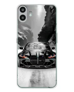 Чехол для Nothing CMF Phone 1 с картинкой «BMW — акварельный дрифт» Чехол для Nothing CMF Phone 1 с картинкой «BMW — акварельный дрифт»