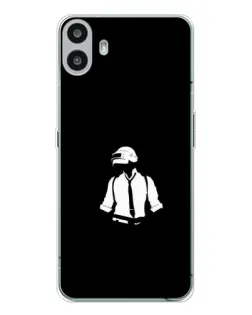 Чохол для Nothing CMF Phone 1 з картинкою «PUBG — білий шолом» Чохол для Nothing CMF Phone 1 з картинкою «PUBG — білий шолом»