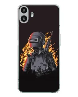 Чохол для Nothing CMF Phone 1 з картинкою «PUBG — вогняний силует» Чохол для Nothing CMF Phone 1 з картинкою «PUBG — вогняний силует»
