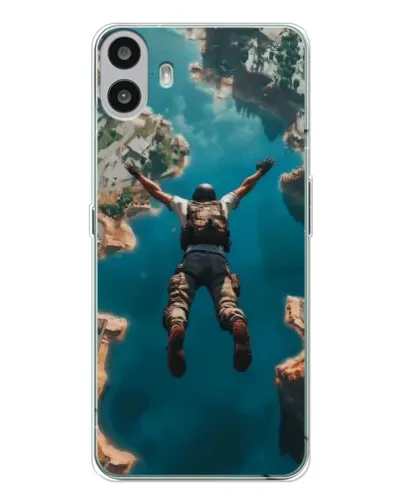 Чехол для Nothing CMF Phone 1 с картинкой «PUBG — свободное падение» Чехол для Nothing CMF Phone 1 с картинкой «PUBG — свободное падение»