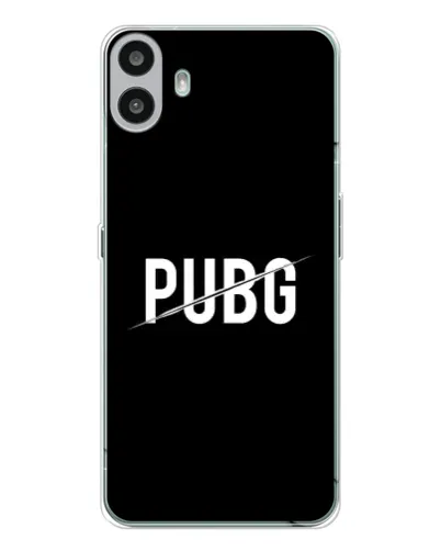 Чехол для Nothing CMF Phone 1 с картинкой «PUBG — белый логотип» Чехол для Nothing CMF Phone 1 с картинкой «PUBG — белый логотип»