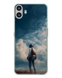 Чохол для Nothing CMF Phone 1 з картинкою «Герой PUBG на скелі» Чохол для Nothing CMF Phone 1 з картинкою «Герой PUBG на скелі»